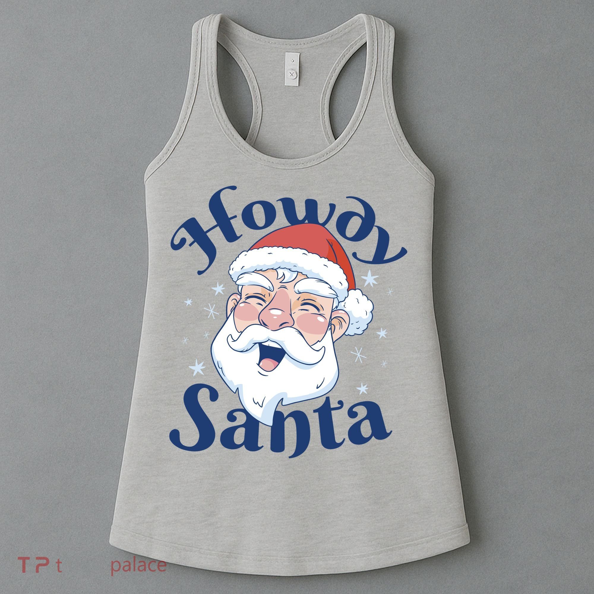 Howdy Santa Christmas Women's Tank Top