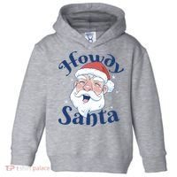 Howdy Santa Christmas Toddler Hoodie thumb 0