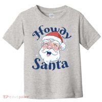 Howdy Santa Christmas Toddler T-Shirt thumb 0