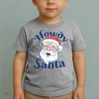 Howdy Santa Christmas Toddler T-Shirt thumb 2