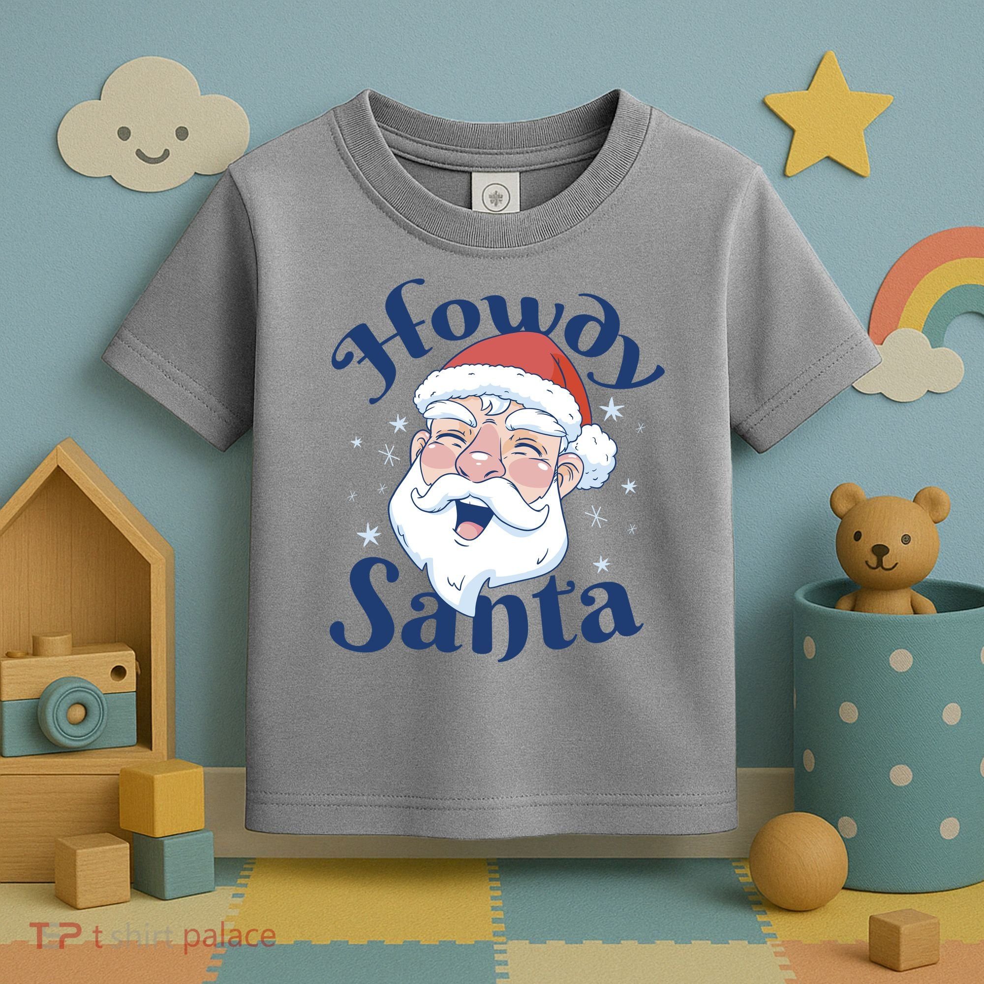 Howdy Santa Christmas Toddler T-Shirt
