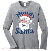 Howdy Santa Christmas Women's Long Sleeve Shirt thumb 0