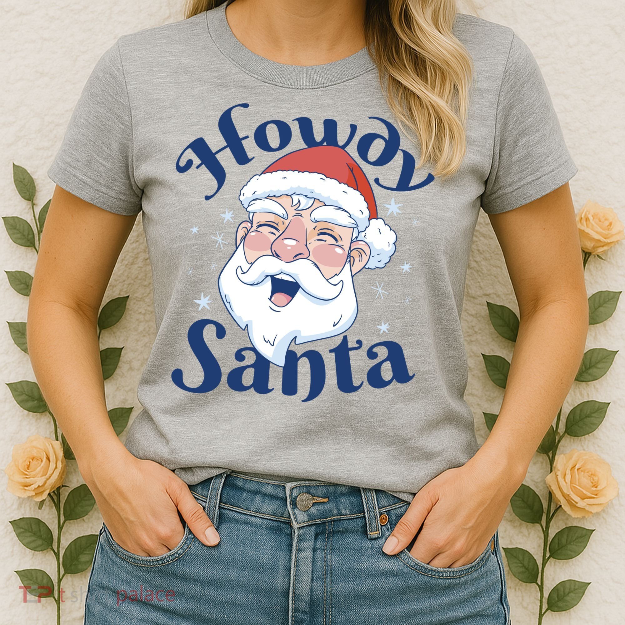Howdy Santa Christmas Women's T-Shirt