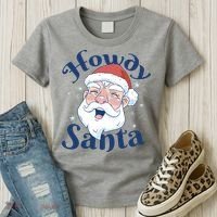 Howdy Santa Christmas Women's T-Shirt thumb 3