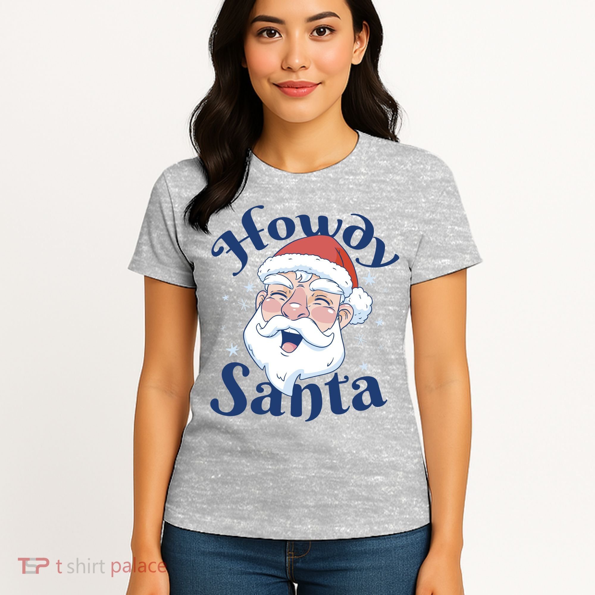 Howdy Santa Christmas Women's T-Shirt