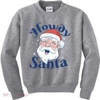Howdy Santa Christmas Kids Sweatshirt thumb 0