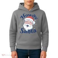 Howdy Santa Christmas Kids Hoodie thumb 4