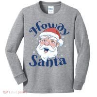 Howdy Santa Christmas Kids Long Sleeve Shirt thumb 0