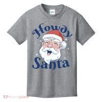 Howdy Santa Christmas Kids T-Shirt thumb 0