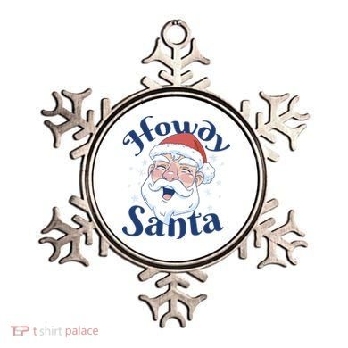 Howdy Santa Christmas Ornament