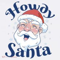Howdy Santa Christmas Ornament thumb 1