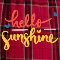 Hello Sunshine Cute Gift Men's Flannel Plaid Pajama Pants thumb 2