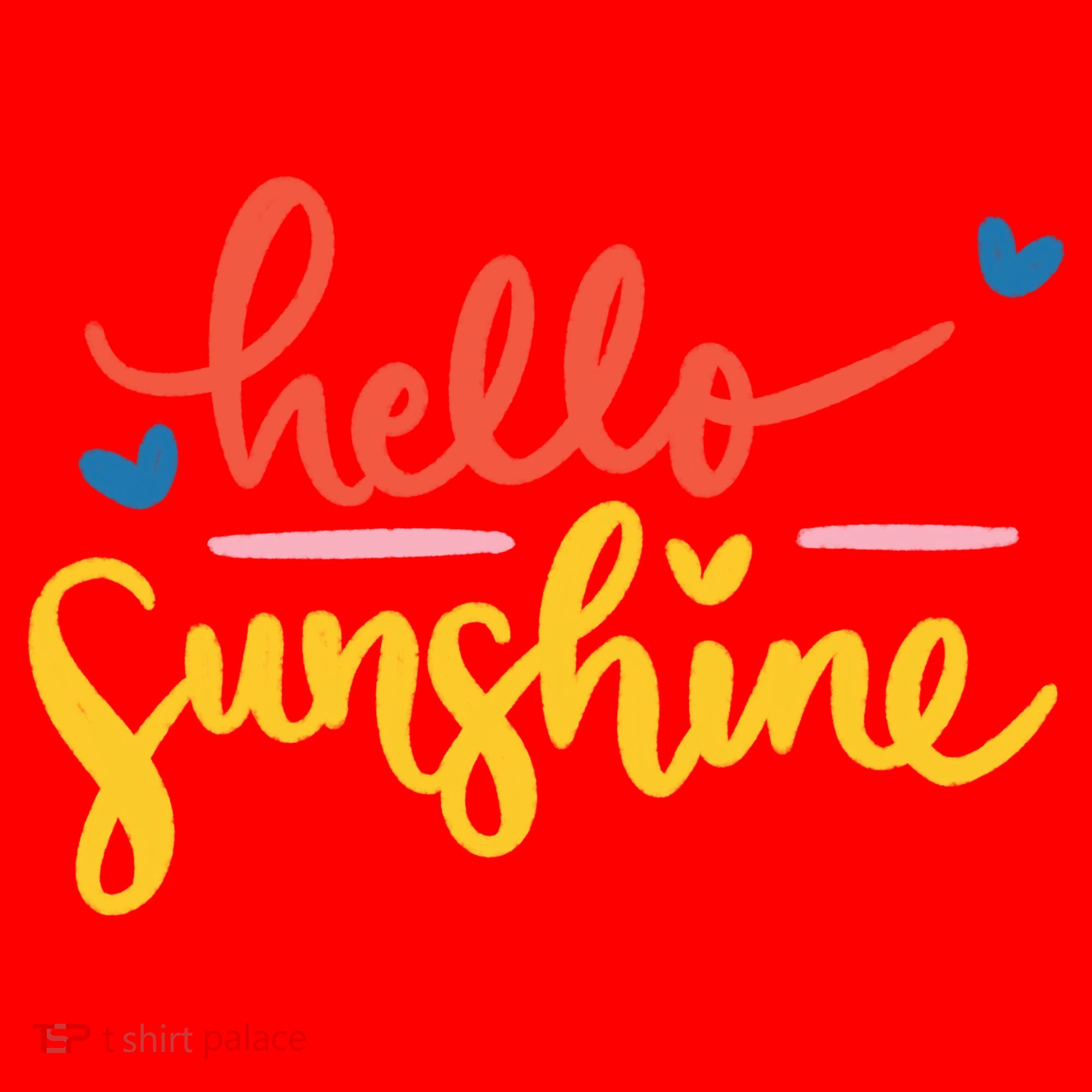 Hello Sunshine Cute Gift Santa Hat