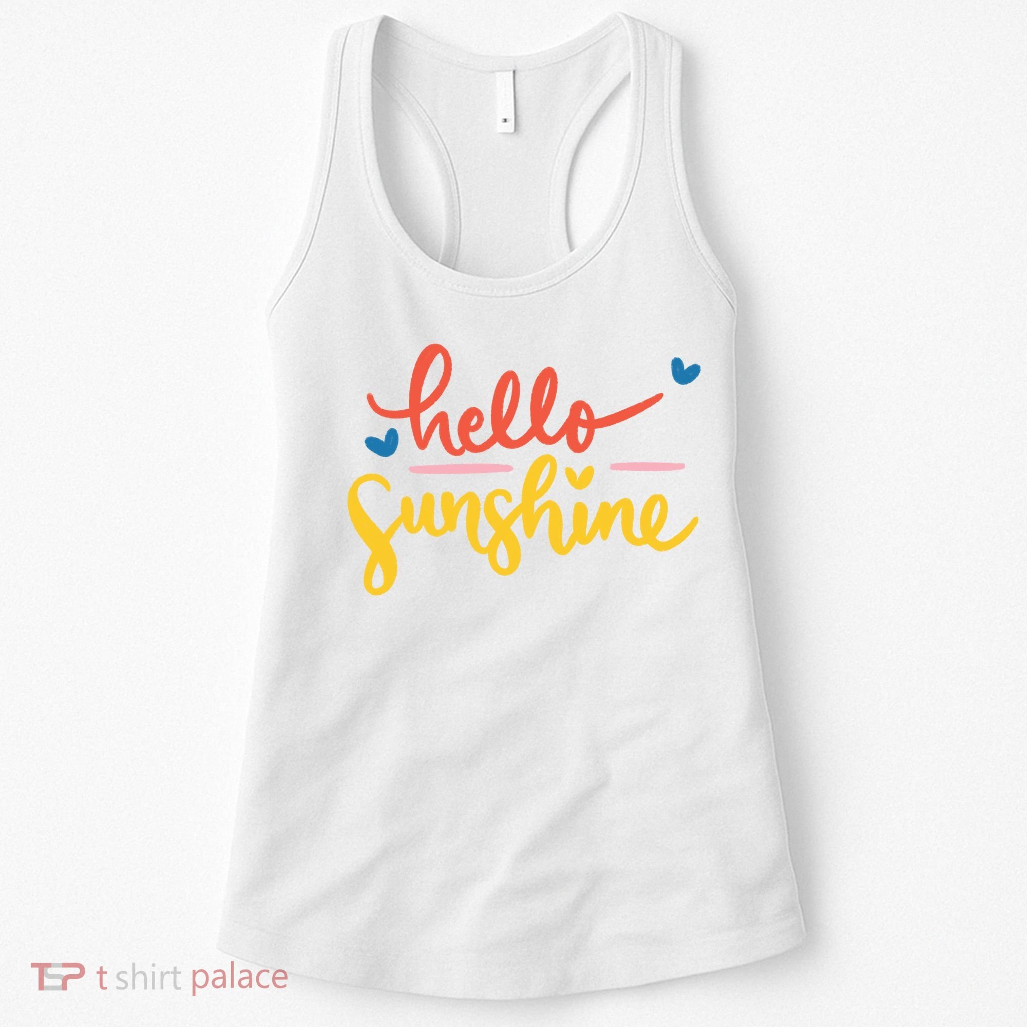 Hello Sunshine Cute Gift Women's Tank Top