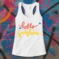 Hello Sunshine Cute Gift Women's Tank Top thumb 3