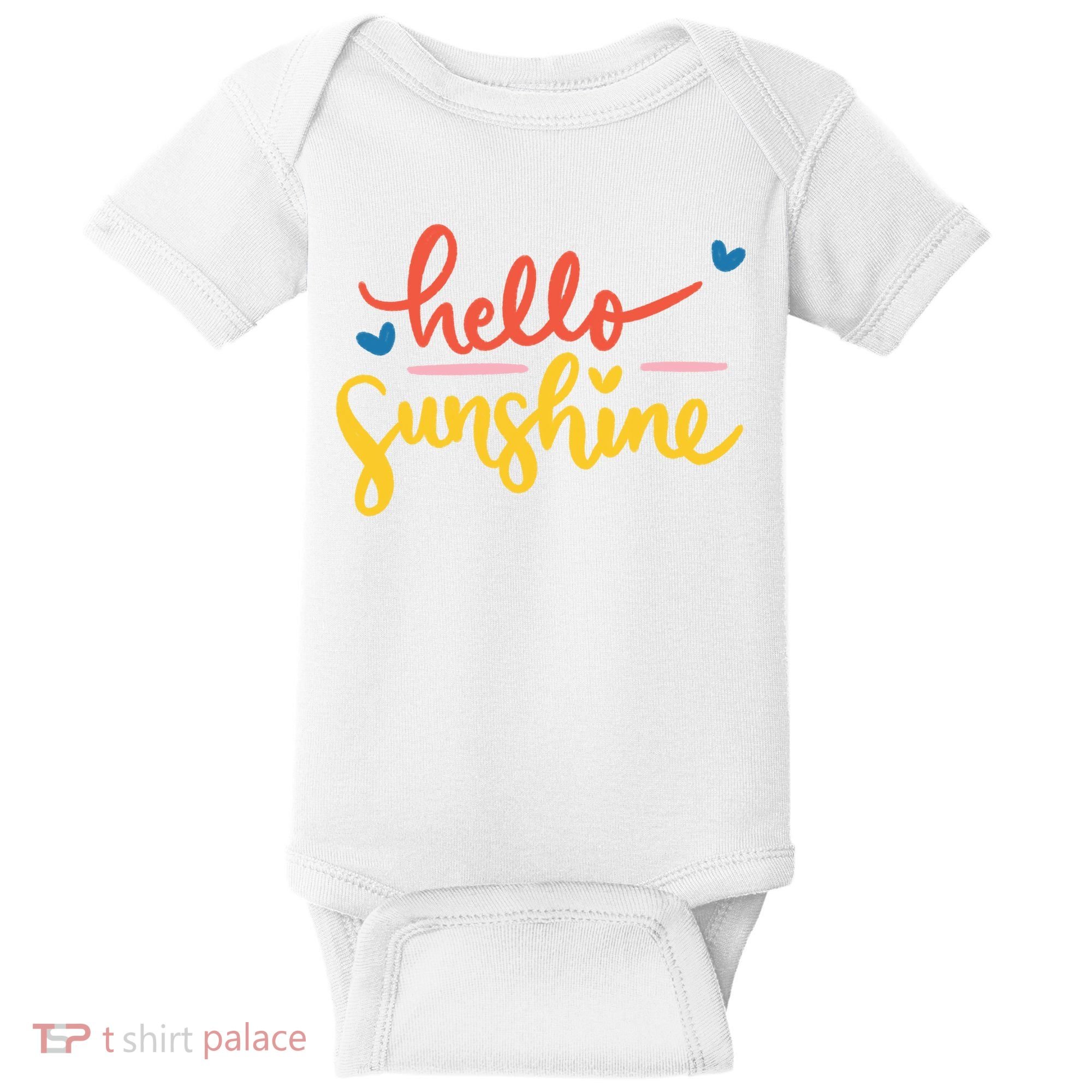Hello Sunshine Cute Gift Baby Bodysuit
