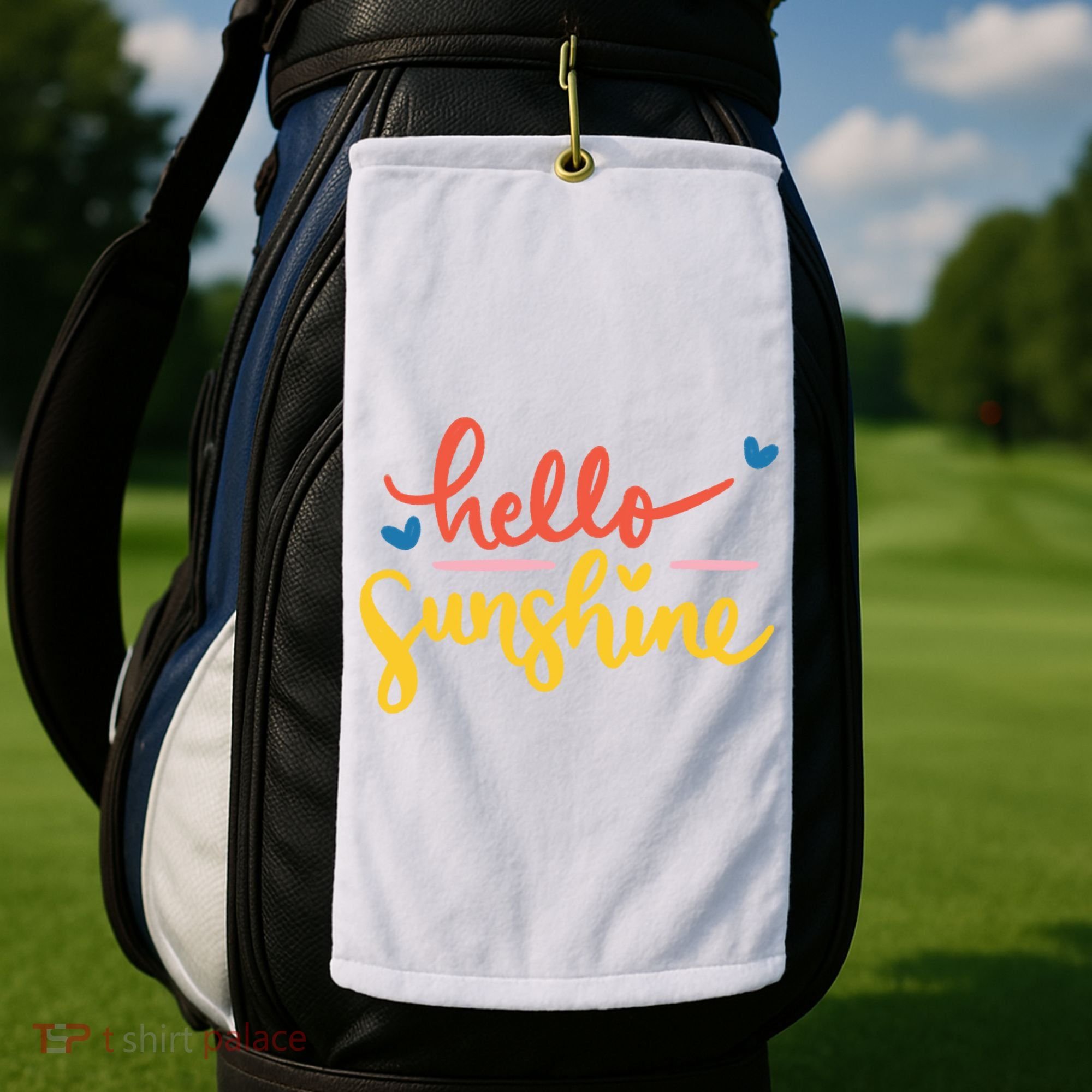Hello Sunshine Cute Gift Golf Towel