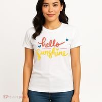 Hello Sunshine Cute Gift Women's T-Shirt thumb 4