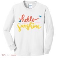 Hello Sunshine Cute Gift Kids Long Sleeve Shirt thumb 0