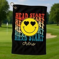 Head Start Crew Teacher Early Childhood Education Preschool Golf Towel thumb 1