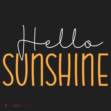 Hello Sunshine Cute Gift Plastic Christmas Ball Ornament