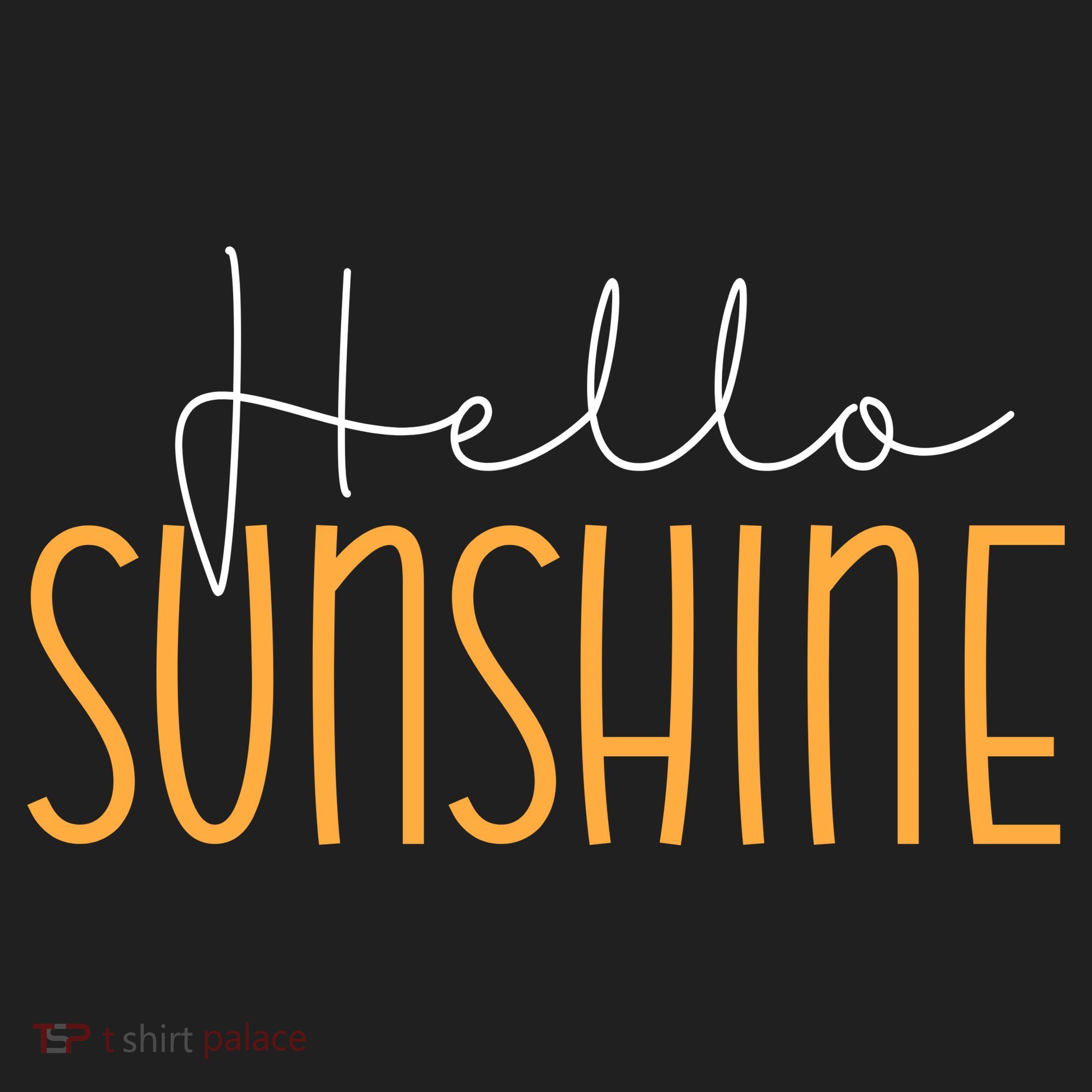 Hello Sunshine Cute Gift Plastic Christmas Ball Ornament