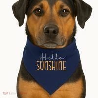 Hello Sunshine Cute Gift USA-Made Doggie Bandana thumb 1