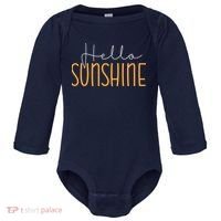 Hello Sunshine Cute Gift Baby Long Sleeve Bodysuit thumb 0