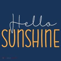 Hello Sunshine Cute Gift Golf Towel thumb 3