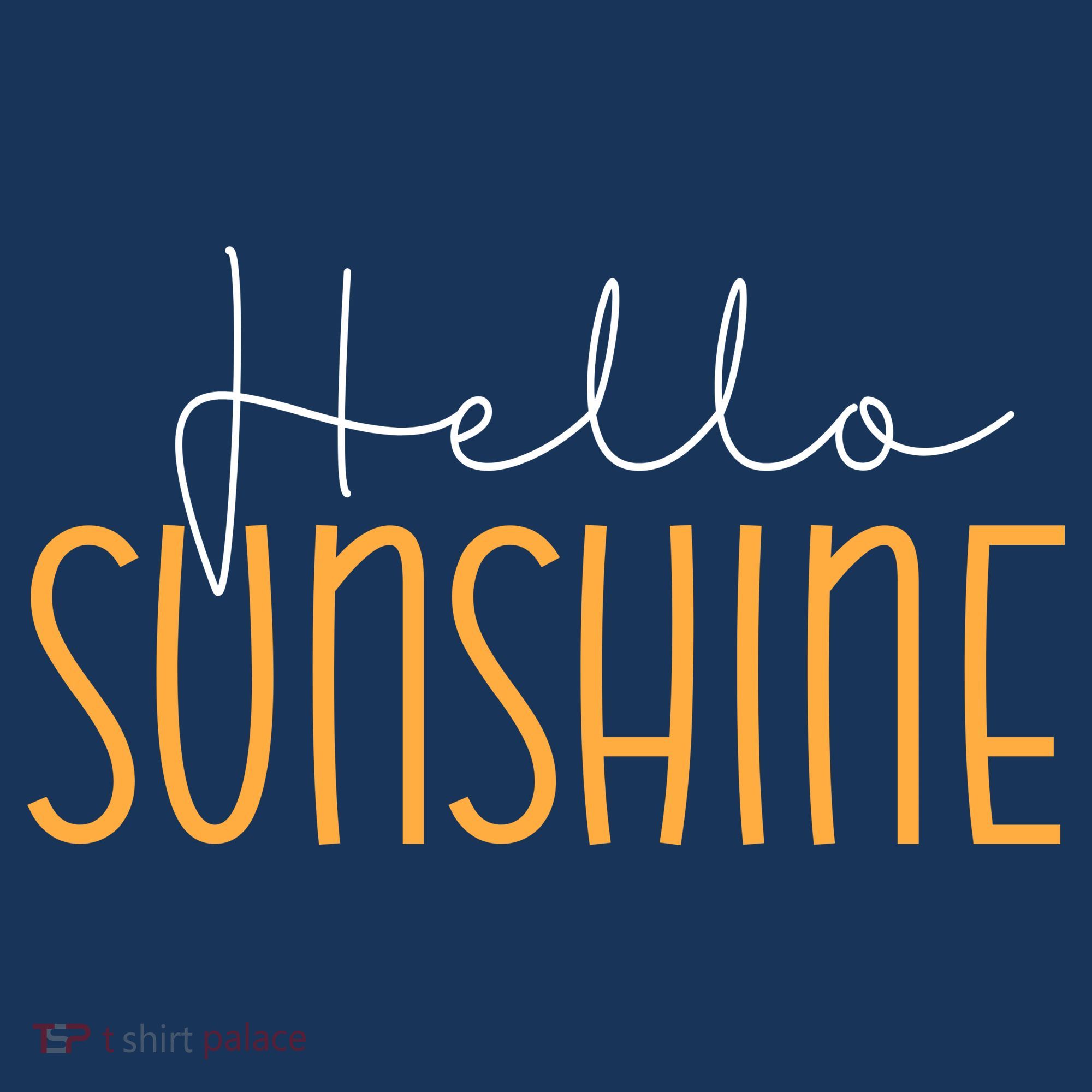 Hello Sunshine Cute Gift Kids Long Sleeve Shirt