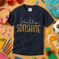Hello Sunshine Cute Gift Kids T-Shirt thumb 3