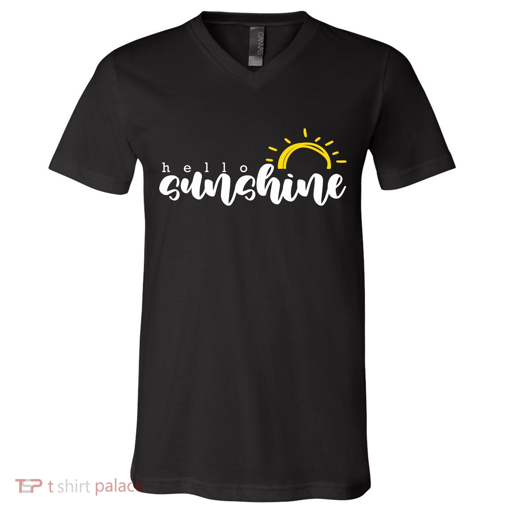 Hello Sunshine Cute Gift V-Neck T-Shirt