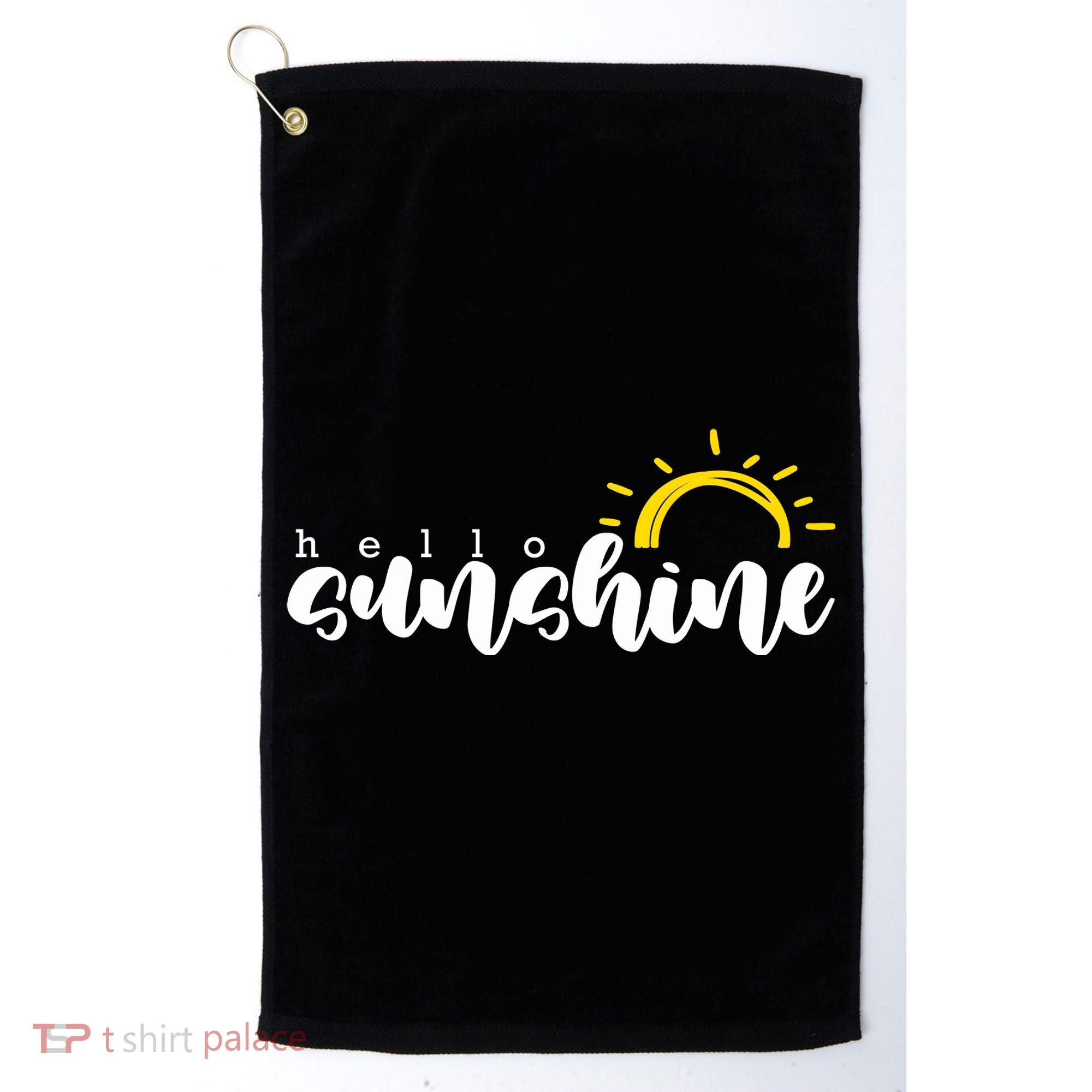 Hello Sunshine Cute Gift Golf Towel