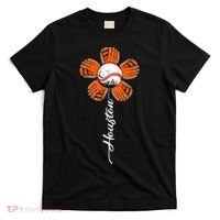 Houston Souvenir Colorful Flower I Love Houston T-Shirt thumb 0