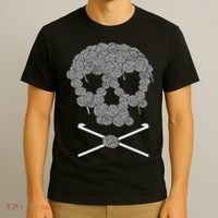 Halloween Skull Crochet Lovers Yarn Funny Skeleton T-Shirt thumb 3