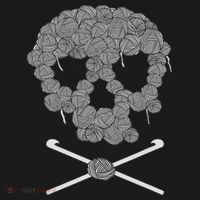 Halloween Skull Crochet Lovers Yarn Funny Skeleton Baby Bodysuit thumb 2
