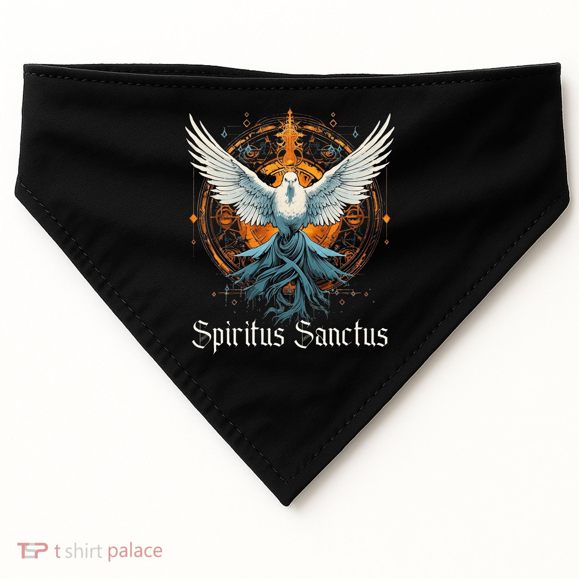 Holy Spirit Confirmation Latin Mass Catholic USA-Made Doggie Bandana