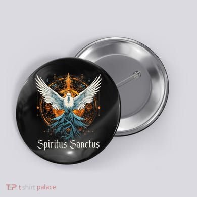 Holy Spirit Confirmation Latin Mass Catholic Button