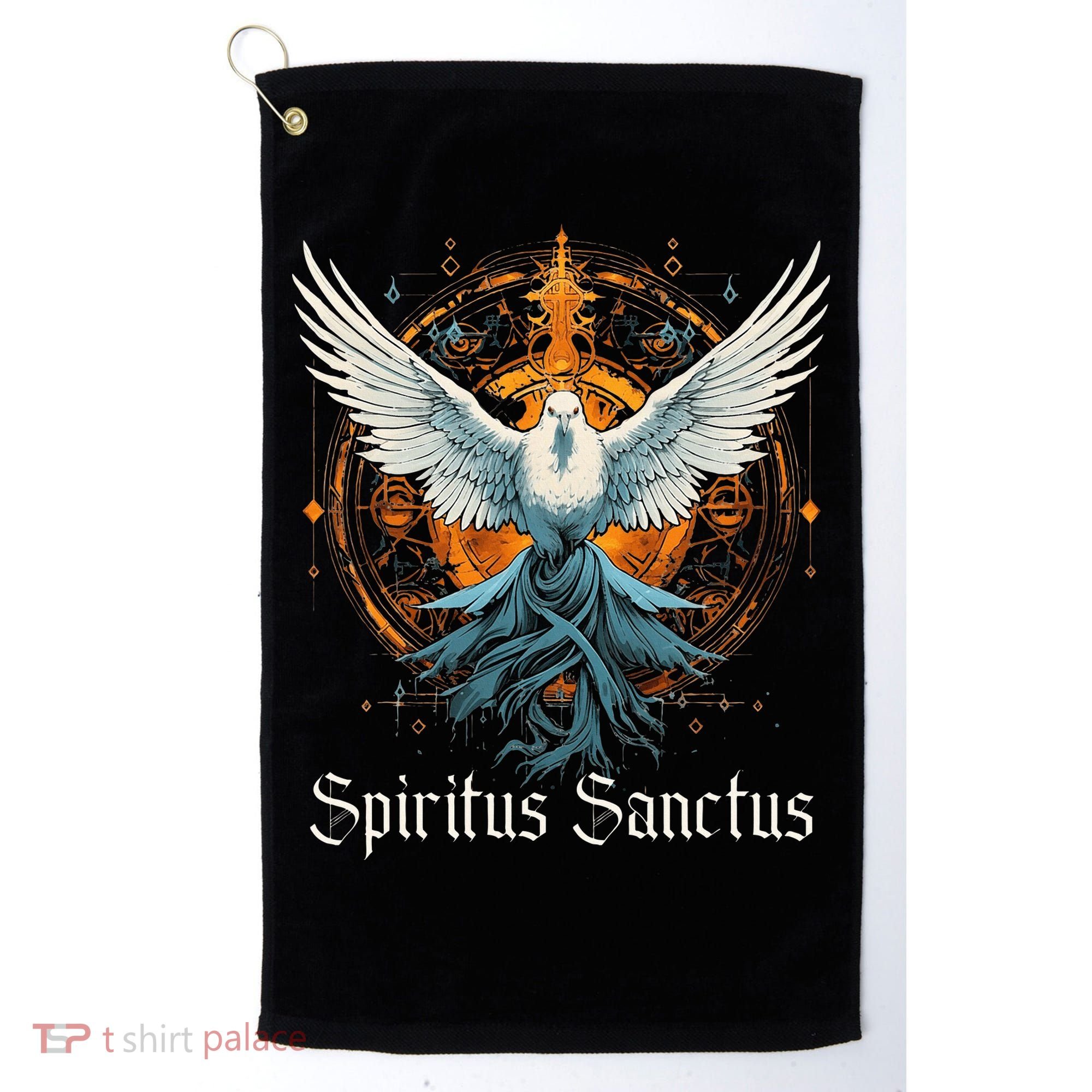 Holy Spirit Confirmation Latin Mass Catholic Golf Towel