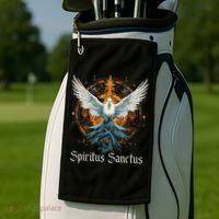 Holy Spirit Confirmation Latin Mass Catholic Golf Towel thumb 2