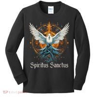 Holy Spirit Confirmation Latin Mass Catholic Kids Long Sleeve Shirt thumb 0
