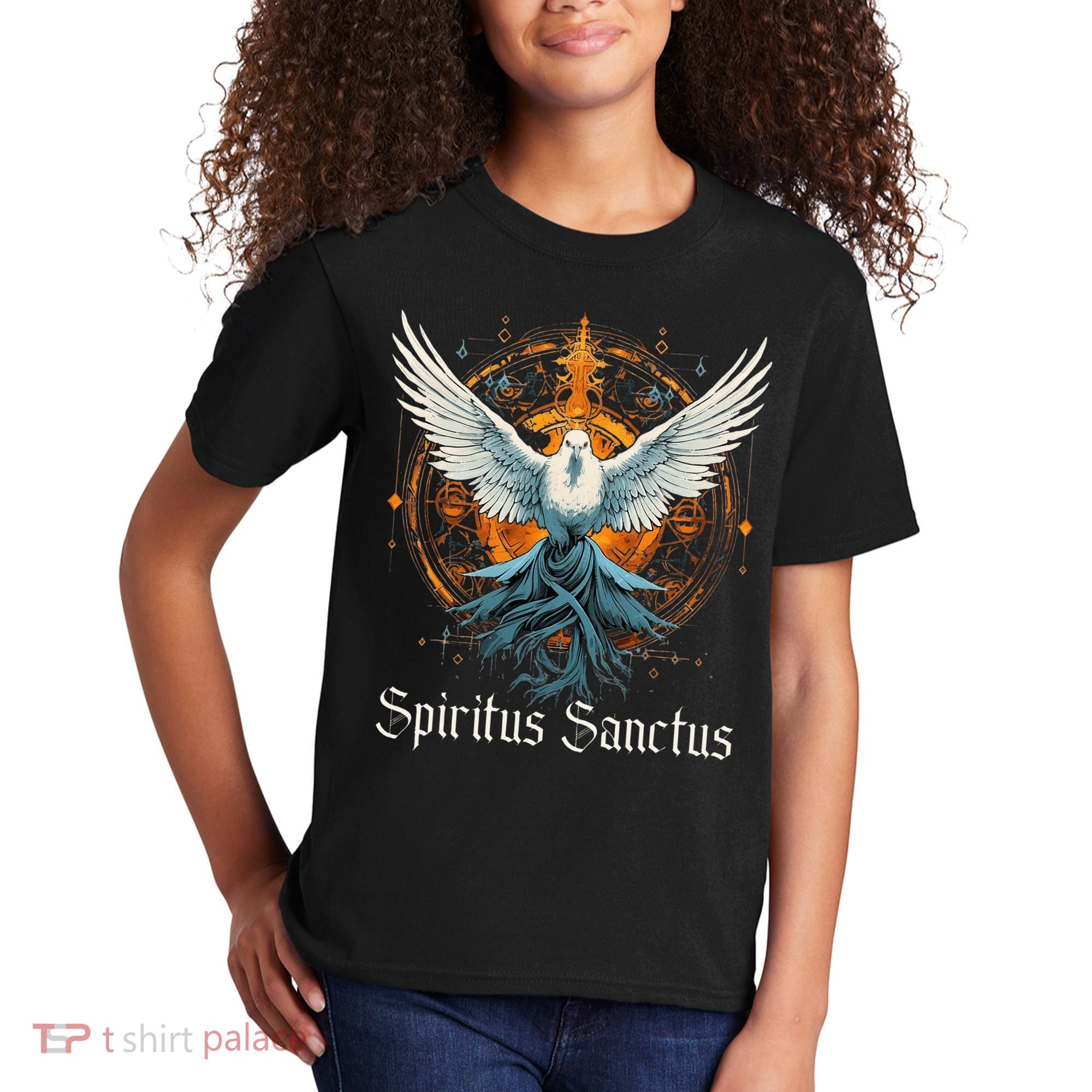 Holy Spirit Confirmation Latin Mass Catholic Kids T-Shirt