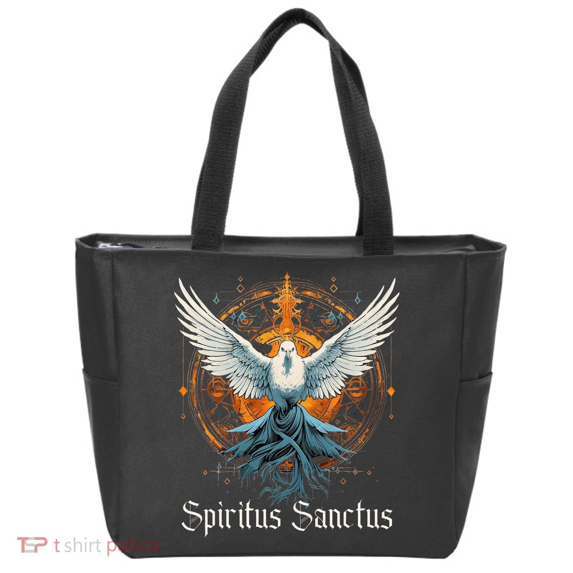 Holy Spirit Confirmation Latin Mass Catholic Tote Bag
