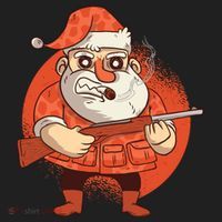 Hunting Santa Claus Women's Sweatshirt thumb 2