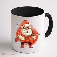 Hunting Santa Claus Coffee Mug thumb 1