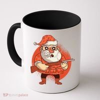 Hunting Santa Claus Coffee Mug thumb 0