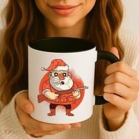 Hunting Santa Claus Coffee Mug thumb 3