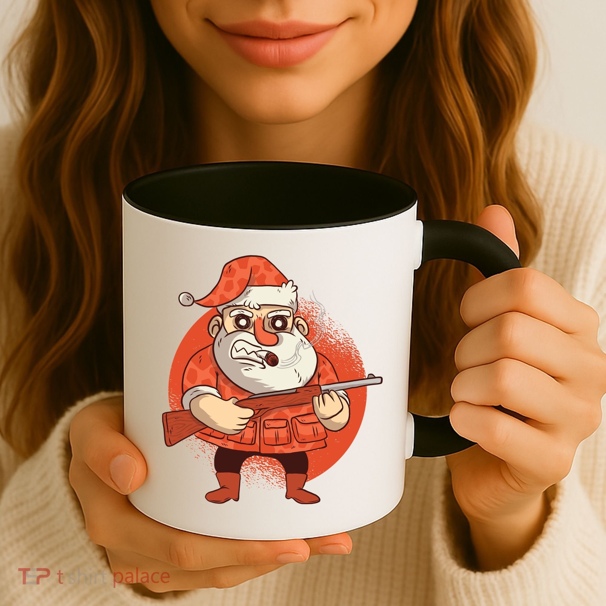 Hunting Santa Claus Coffee Mug