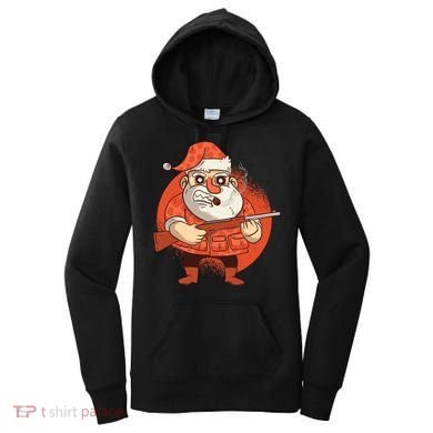Hunting Santa Claus Women's Hoodie