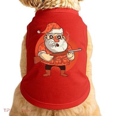 Hunting Santa Claus Doggie Tank